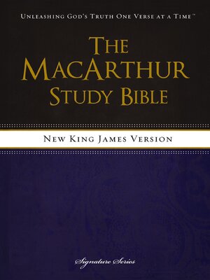 cover image of NKJV, the MacArthur Study Bible